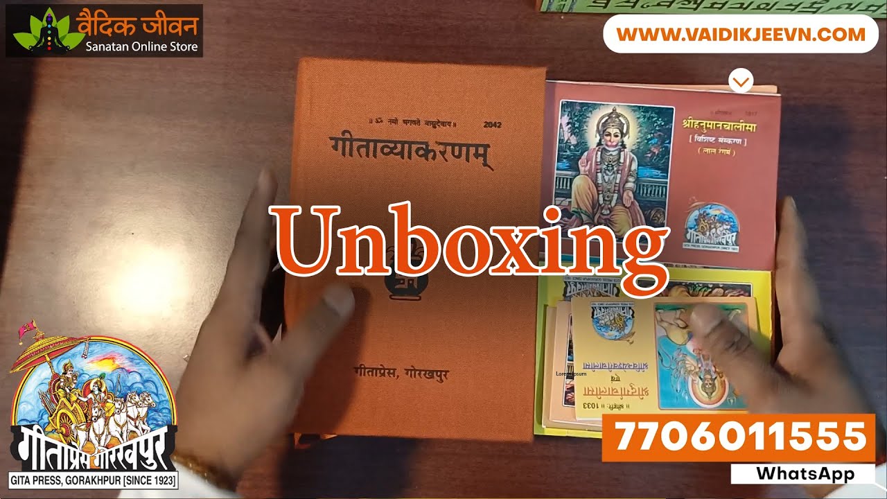 Gitapress  Books Unboxing Mix Books