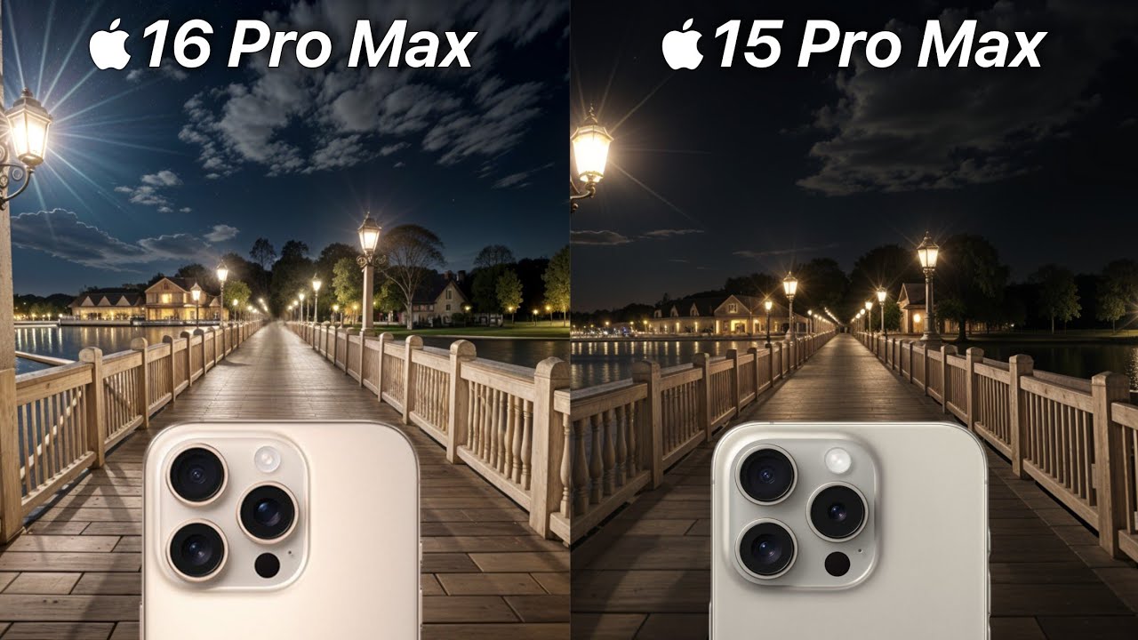 Сравнение тестов камер iPhone 16 Pro Max и iPhone 15 Pro Max