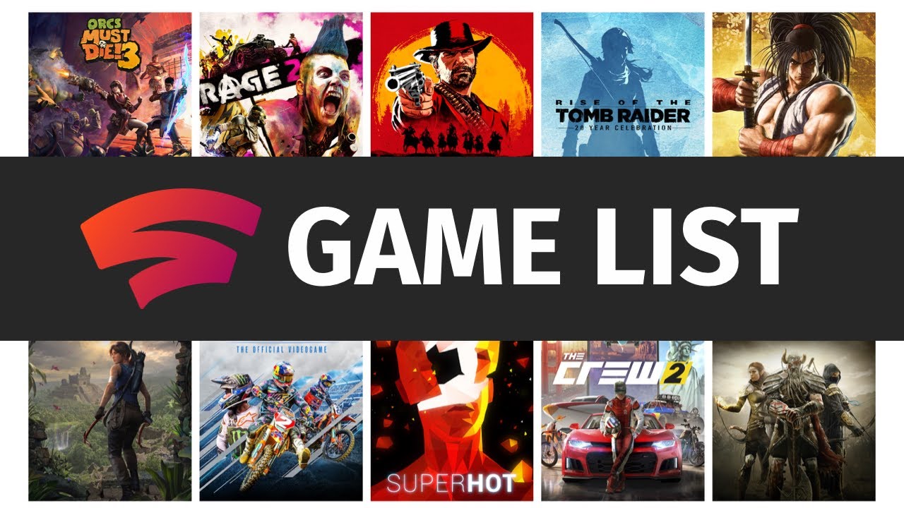 Stadia Game List for 2020 | Which Google Stadia Games are available ?