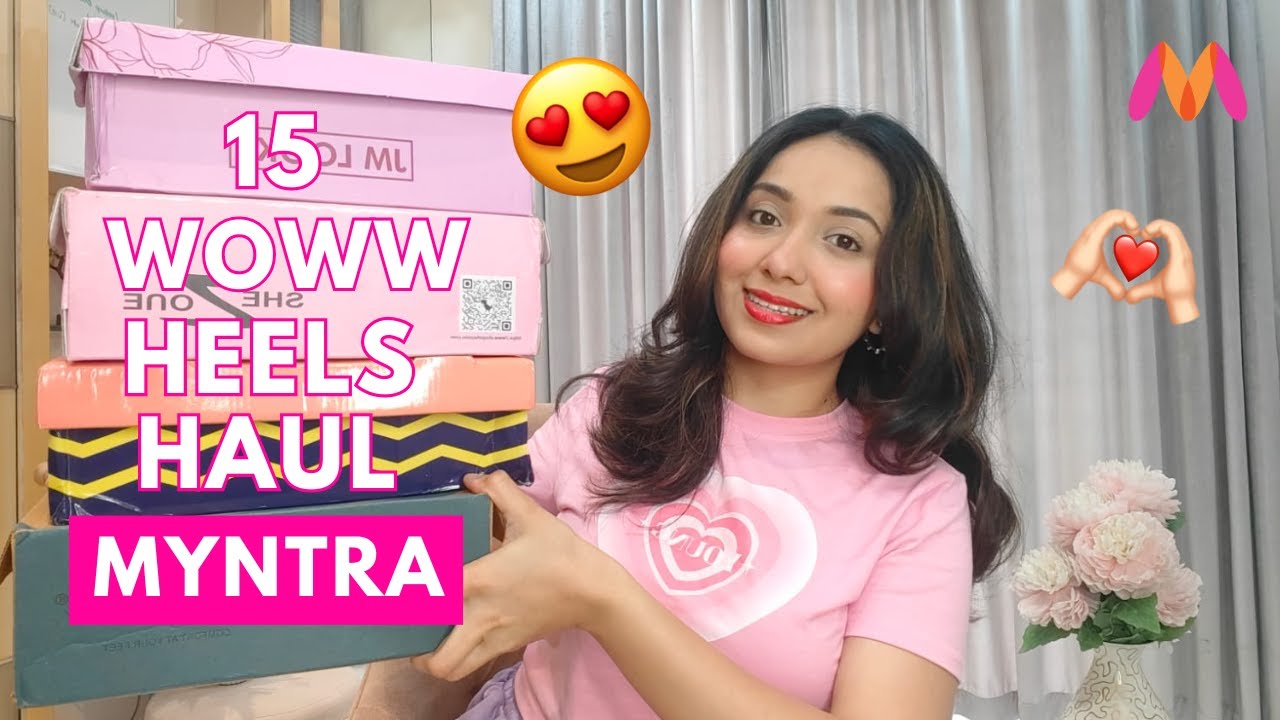 15 Best Myntra Heels Try On Haul 😍 | Isha Vinod Jain