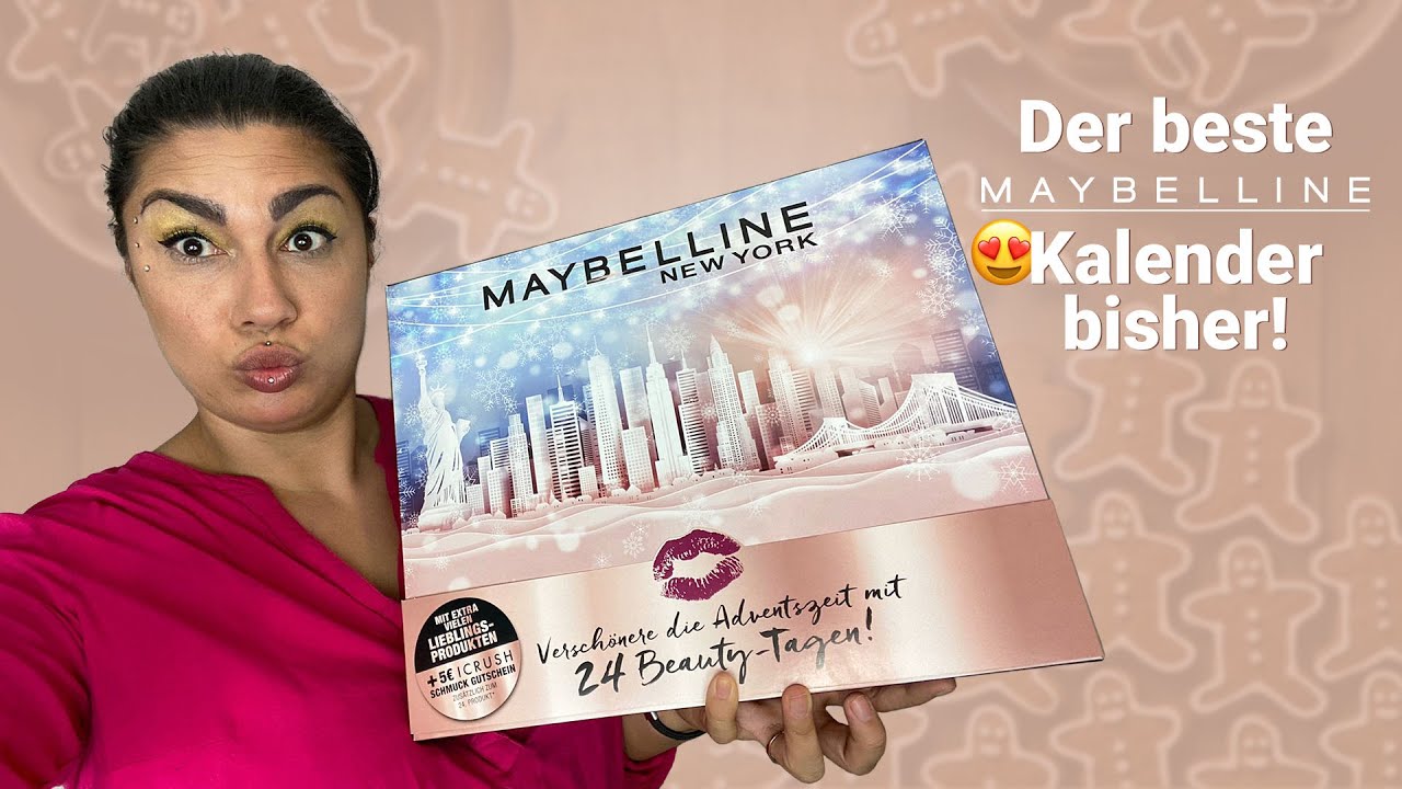 Maybelline Adventskalender 2021 Unboxing - Adventskalender 2021 Unboxing l Elanhelo