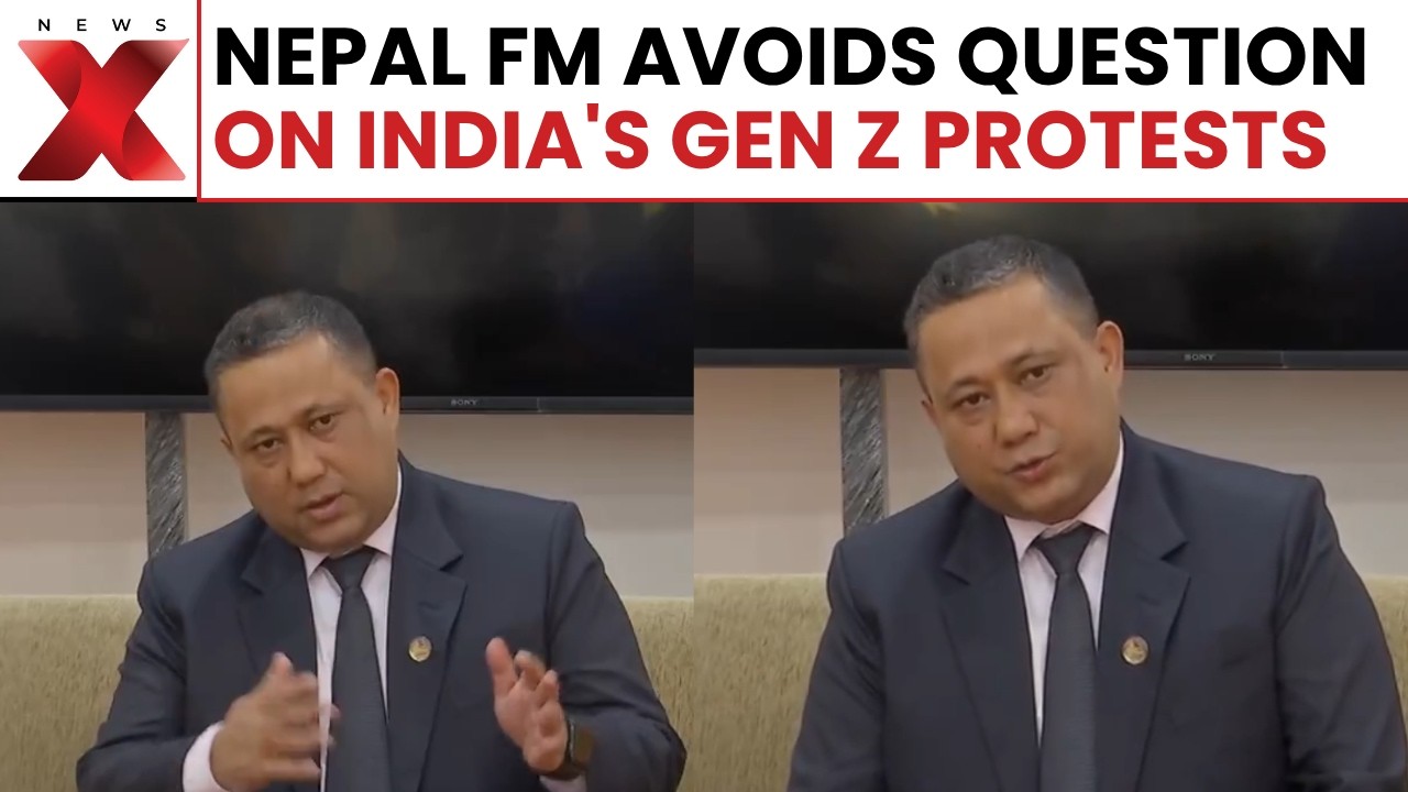 Nepal Foreign Minister Refuses Comment On India&rsquo;s Gen Z Movement | NewsX | CJP Protests |