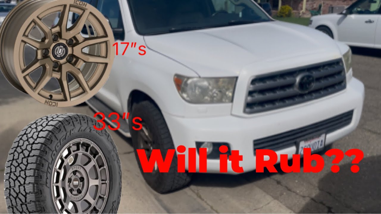 Bigger Tires No Problem! Toyota sequoia wheel and tire specs 