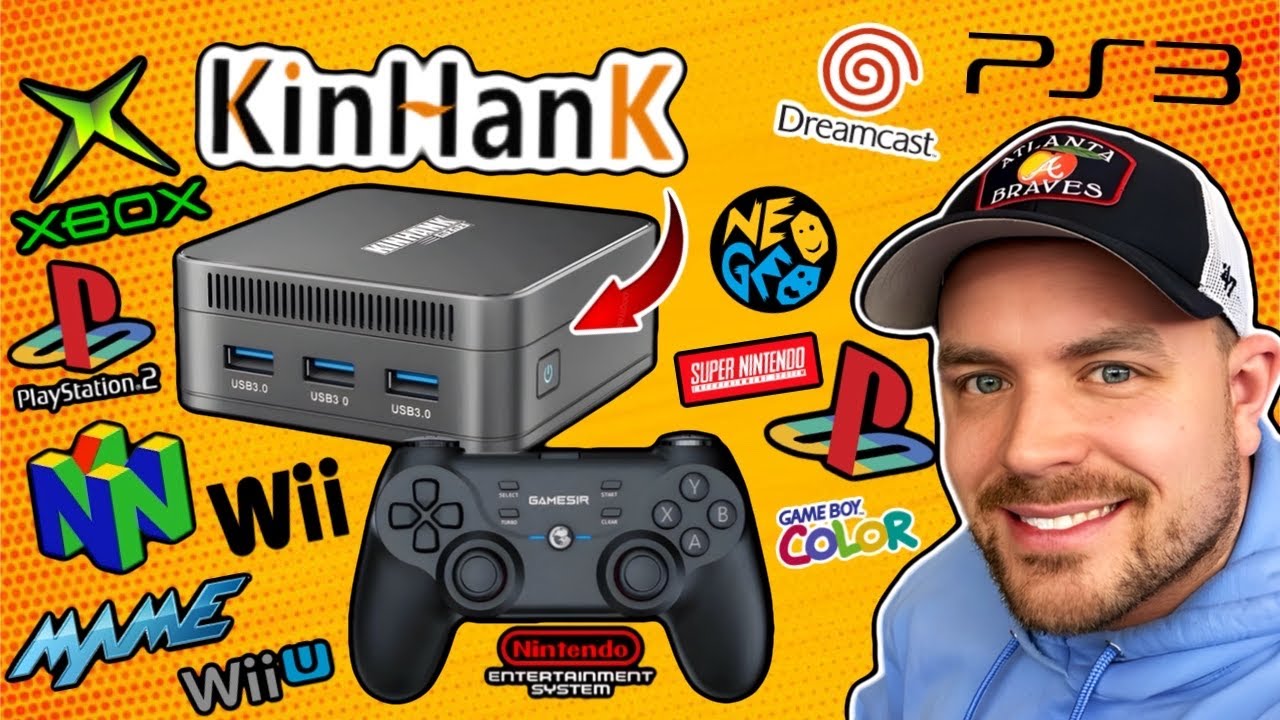 KINHANK Drops Brand New Plug & Play Game Console With Over 100,000 Games! | Kinhank KP100 Review