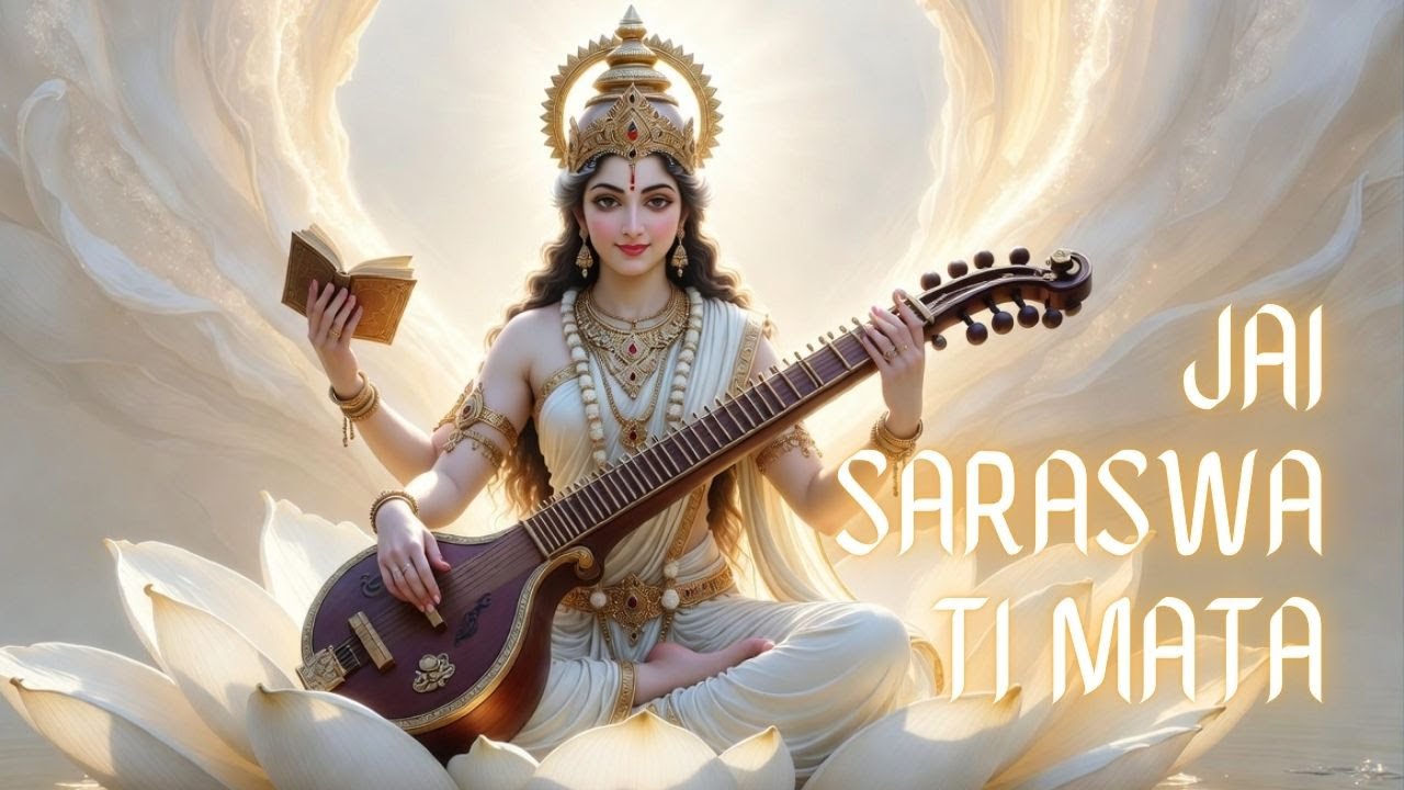 Jai Saraswati Mata | Full Saraswati Aarti (90 Min) | Study, Focus & Peace | Vajra Vaani