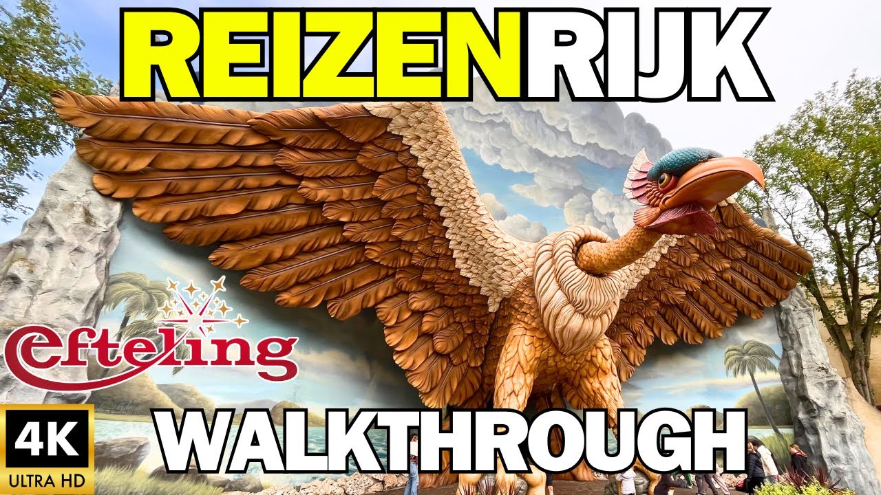 Efteling Walkthrough 4K - Rondje Reizenrijk Wandeling - Herfst (2024)