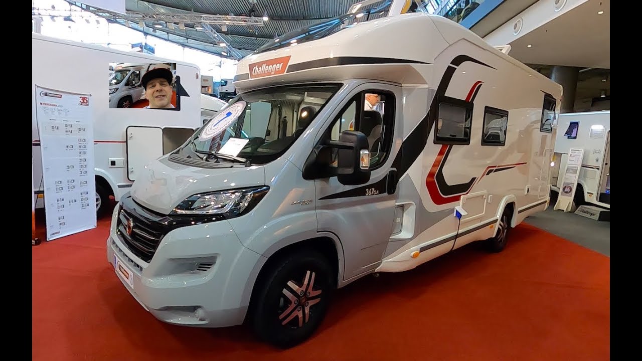 Challenger 367 GA premium RV Camper Fiat Ducato model 2020 walkaround and interior k790