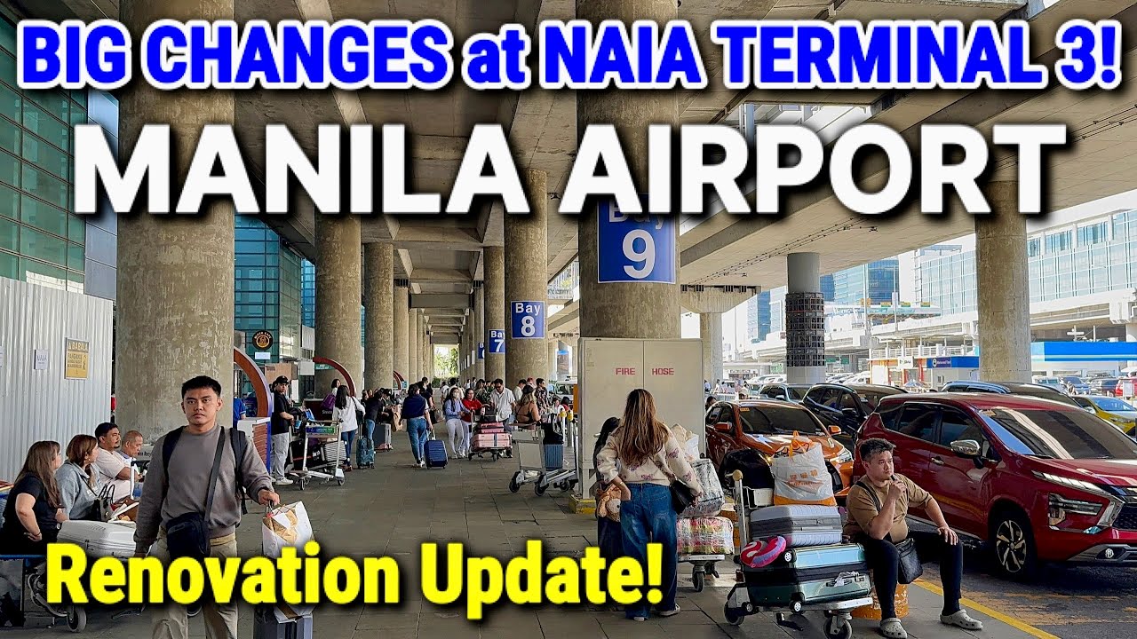 NAIA Terminal 3 BIG UPDATE! Manila Airport Under Massive Airport Renovation! PHILIPPINES
