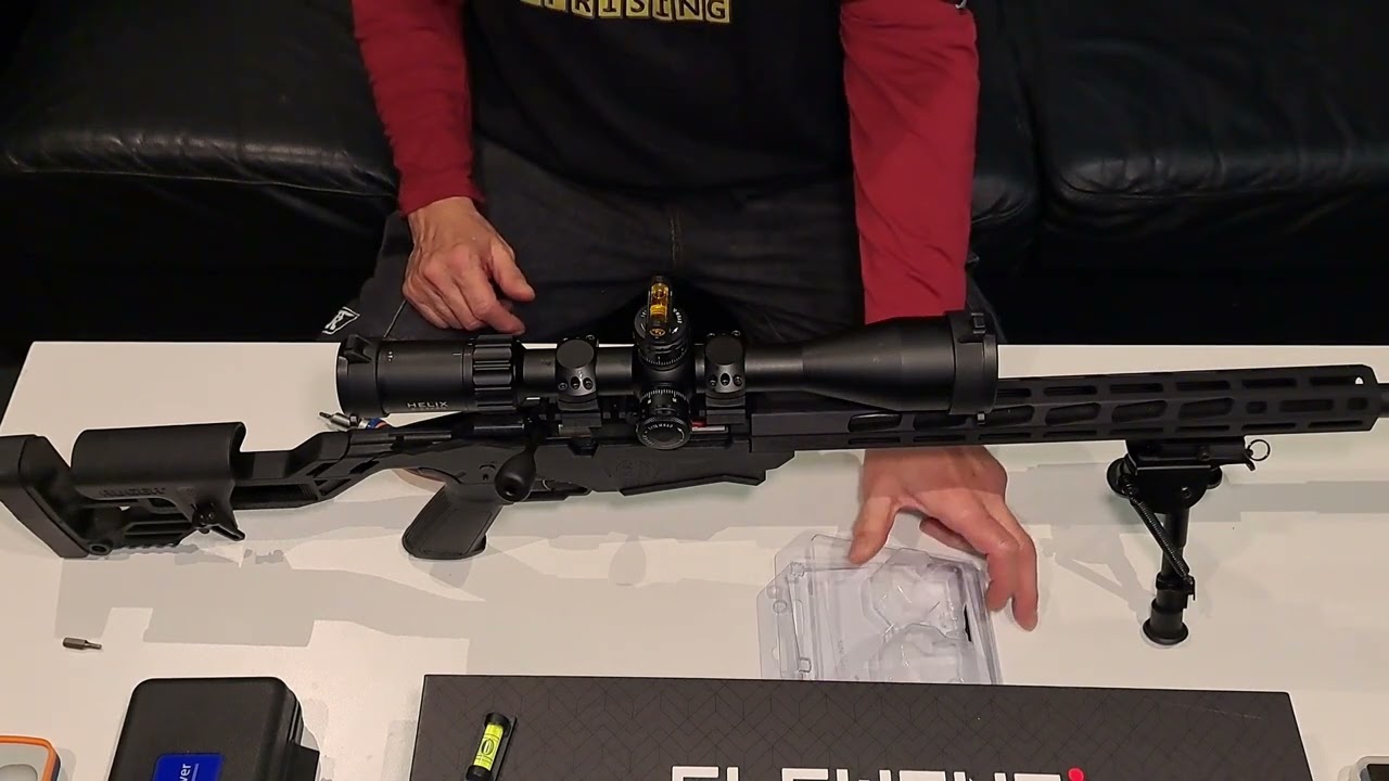 Ruger rimfire precision en 22 LR partie 2 montage er reglage lunette element