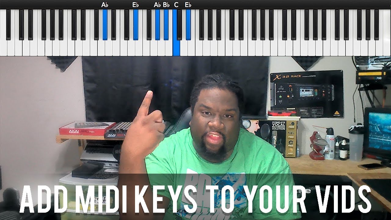 How to add Midi Piano Keys to your video in 3 easy steps