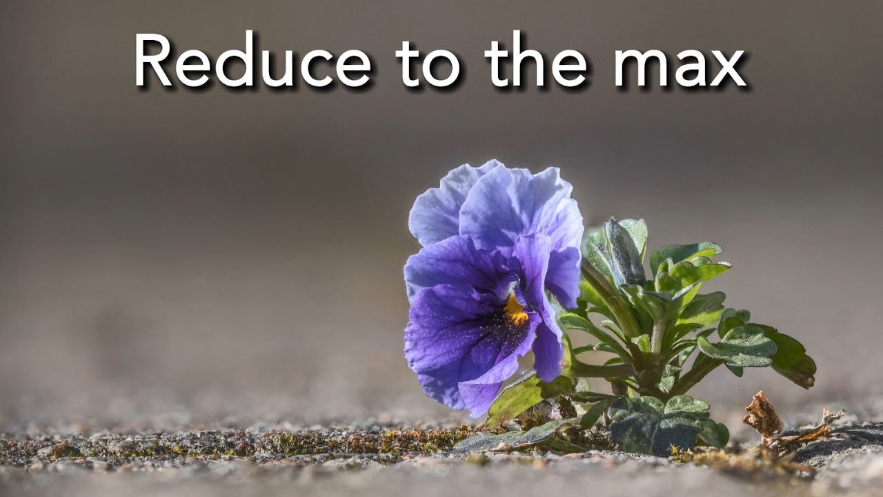 Reduce to the max