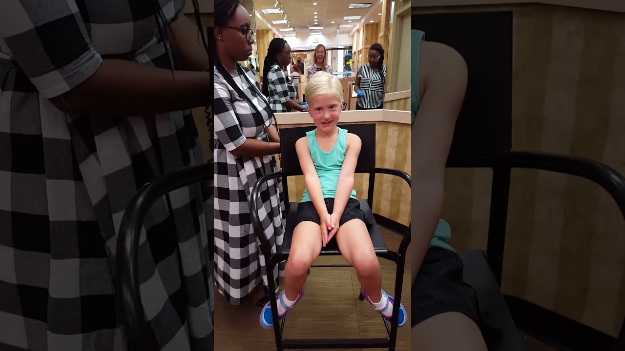 OUCH! Getting her ears pierced for the first time, brutal reaction with real tears! 