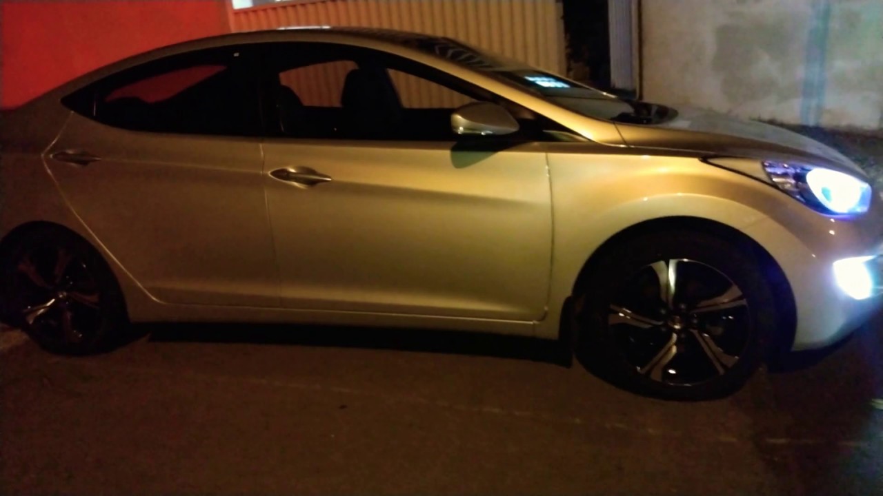 Elantra com iluminação de led...
