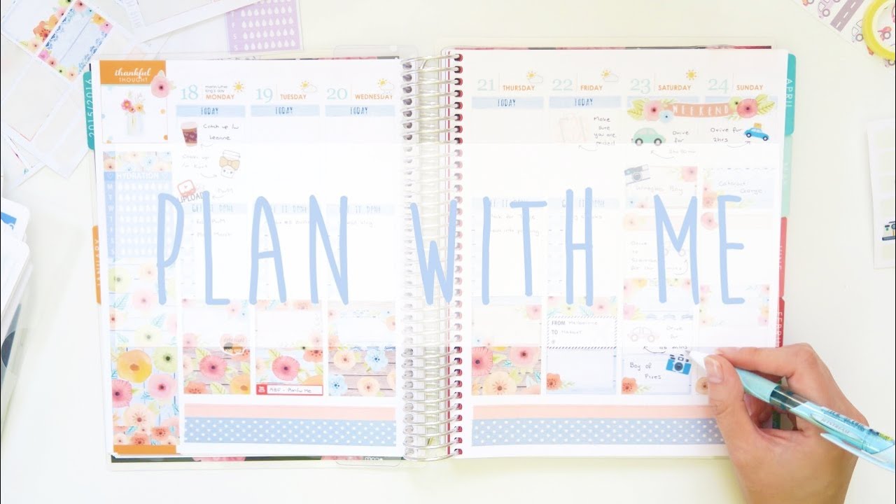 Plan With Me Erin Condren Life Planner ~ January 2016
