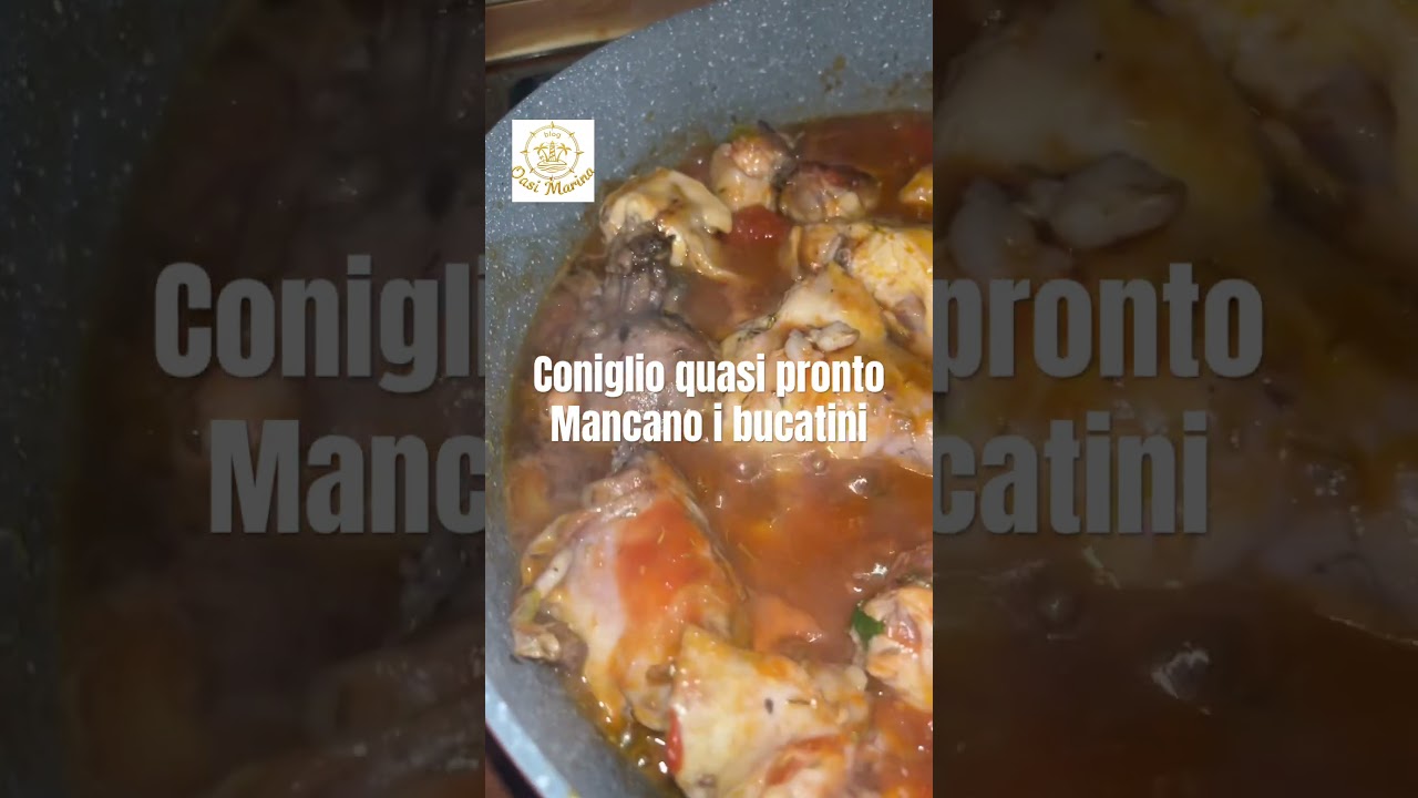 Coniglio, pomodoro fresco o pezzettoni in barattolo ? 