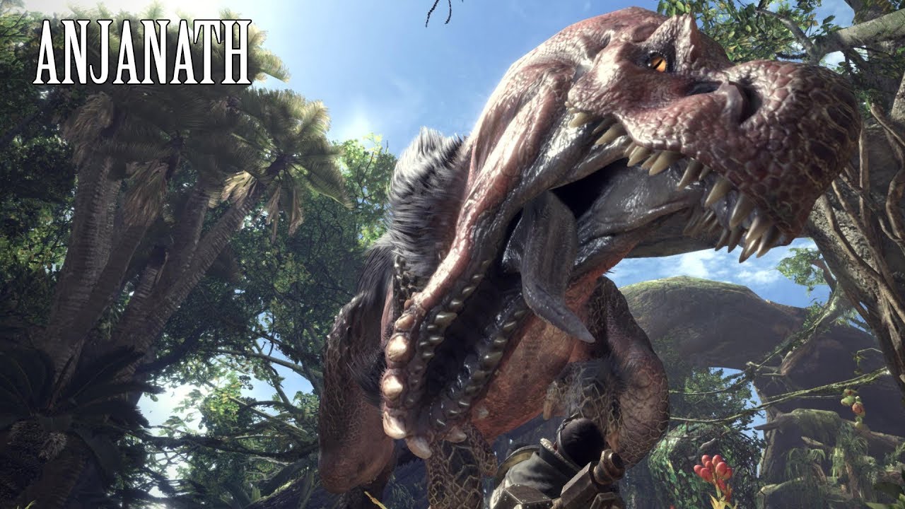 Monster Hunter World - Ancient Forest Large Monster Battle