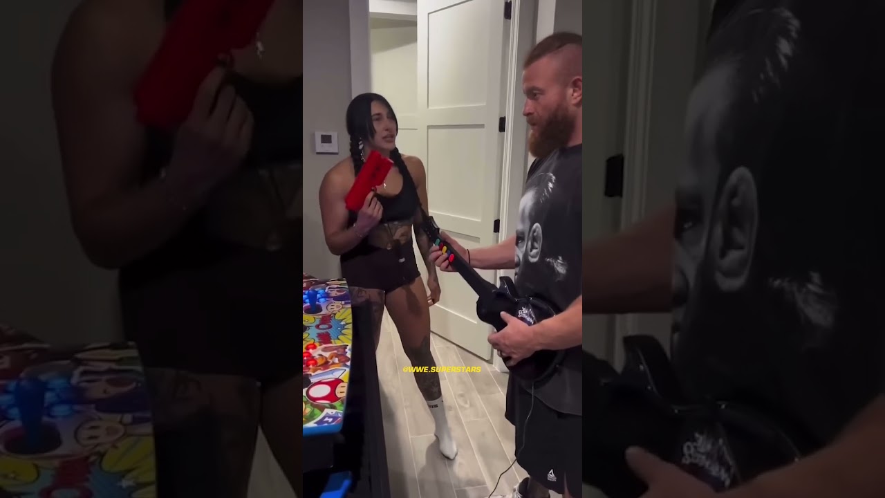 Rhea Ripley Threatens Buddy Murphy For Singing and Playing Guitar