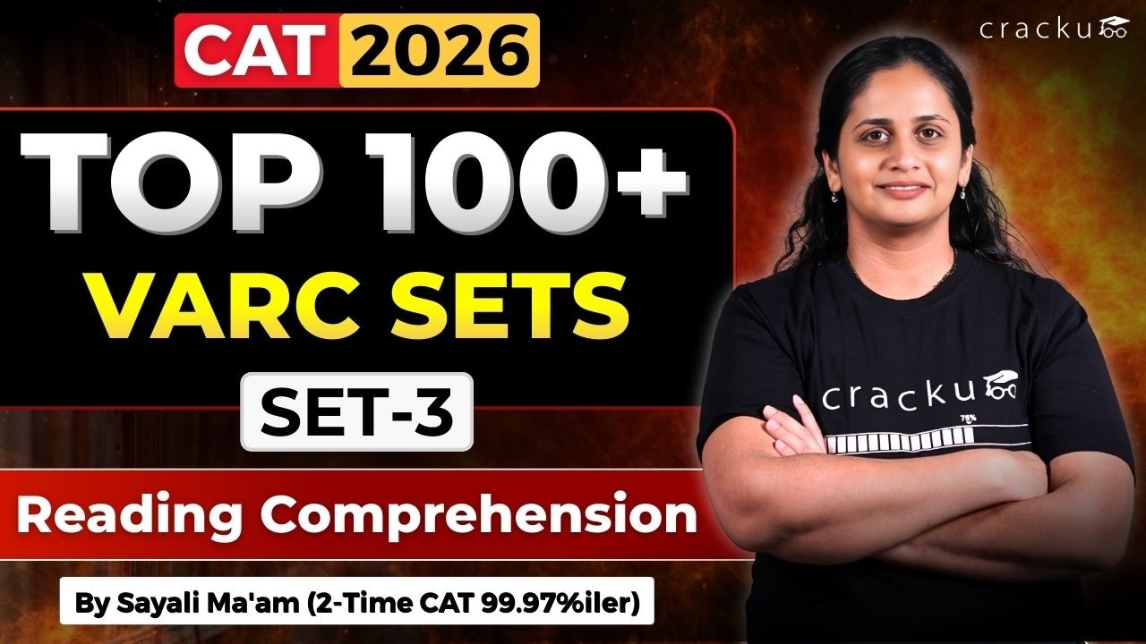 Cracku CAT VARC Series | Set #3 - CAT Reading Comprehension | Daily Free CAT 2026 VARC Practice Sets