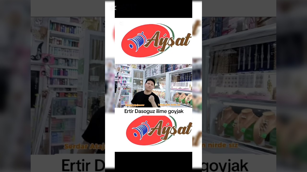 Serdar Atajanow Salam yollayan