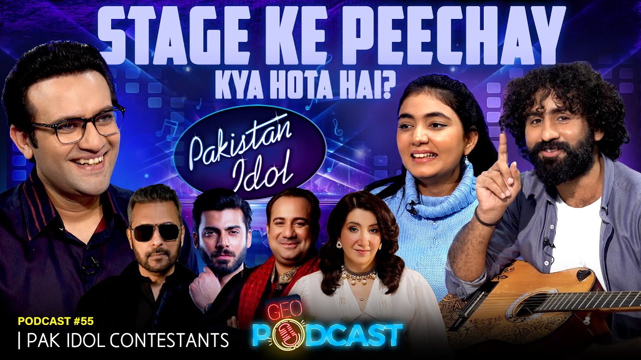 𝐁𝐚𝐜𝐤𝐬𝐭𝐚𝐠𝐞 𝐒𝐭𝐨𝐫𝐢𝐞𝐬 𝐨𝐟 𝐏𝐚𝐤𝐢𝐬𝐭𝐚𝐧 𝐈𝐝𝐨𝐥 -Tarab & Nabeel (Contestants) in Geo Podcast with Mubashir Hashmi