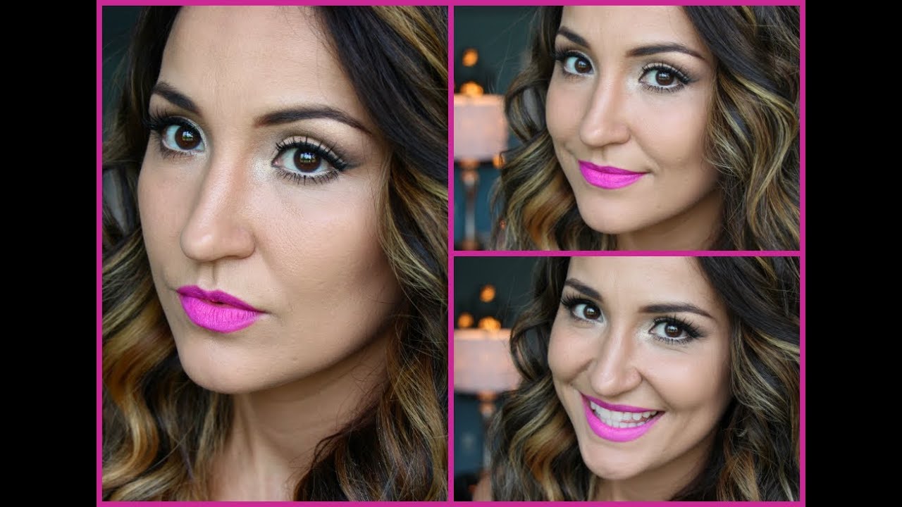 Makeup Natural com Boca Vibrante