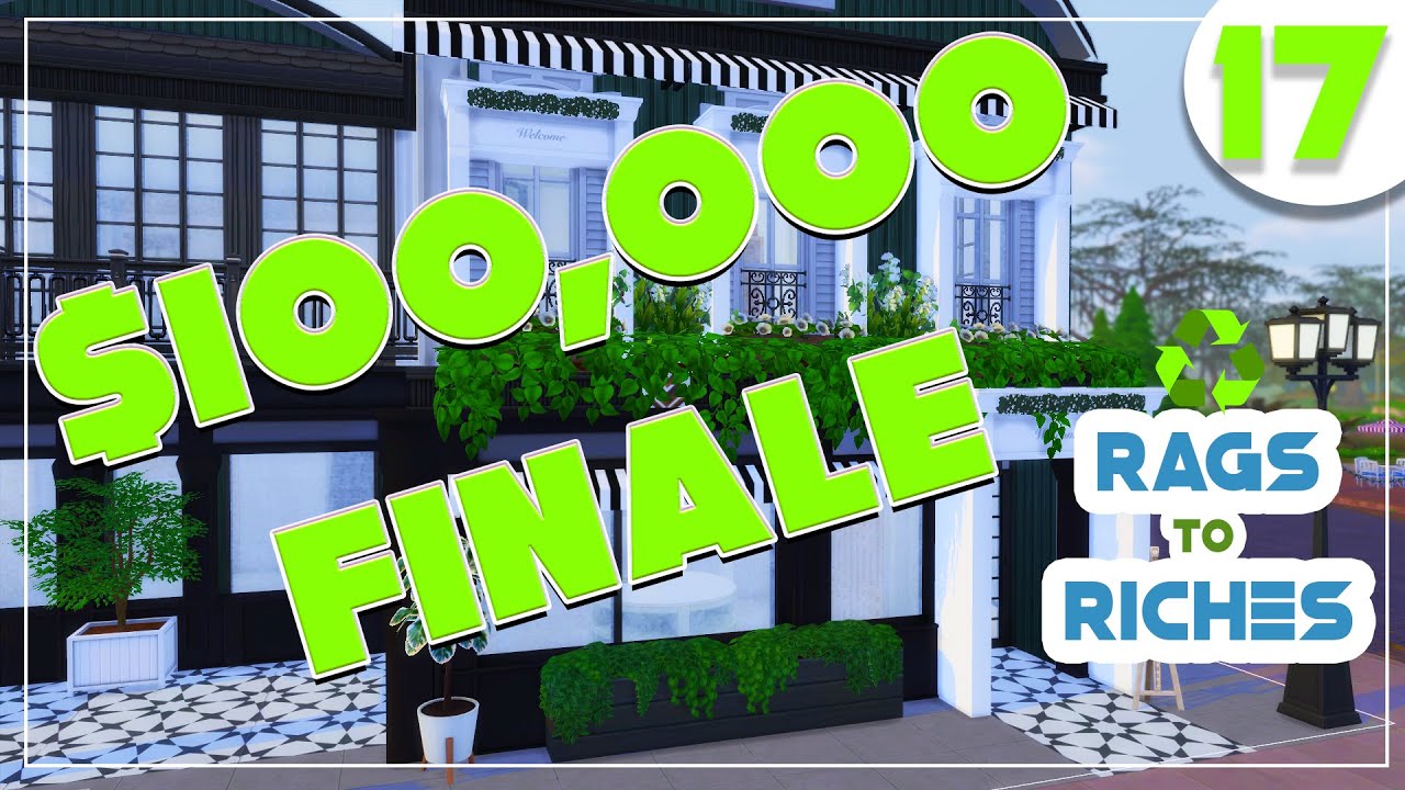 ♻️ Recycled Rags to Riches ♻️The Sims 4 Eco Lifestyle♻️ #18 $100,000 FINALE