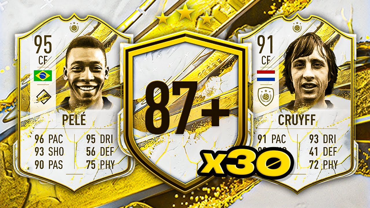 30x 87+ BASE OR MID ICON PACKS! 😱 FIFA 23 Ultimate Team