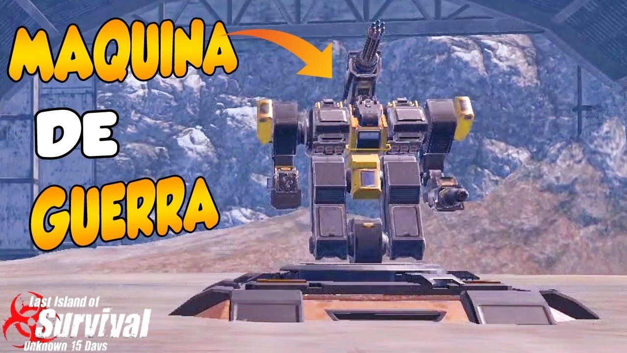 Así se destruye la MAQUINA de GUERRA (War Machine) en base operaciones | last island of survival