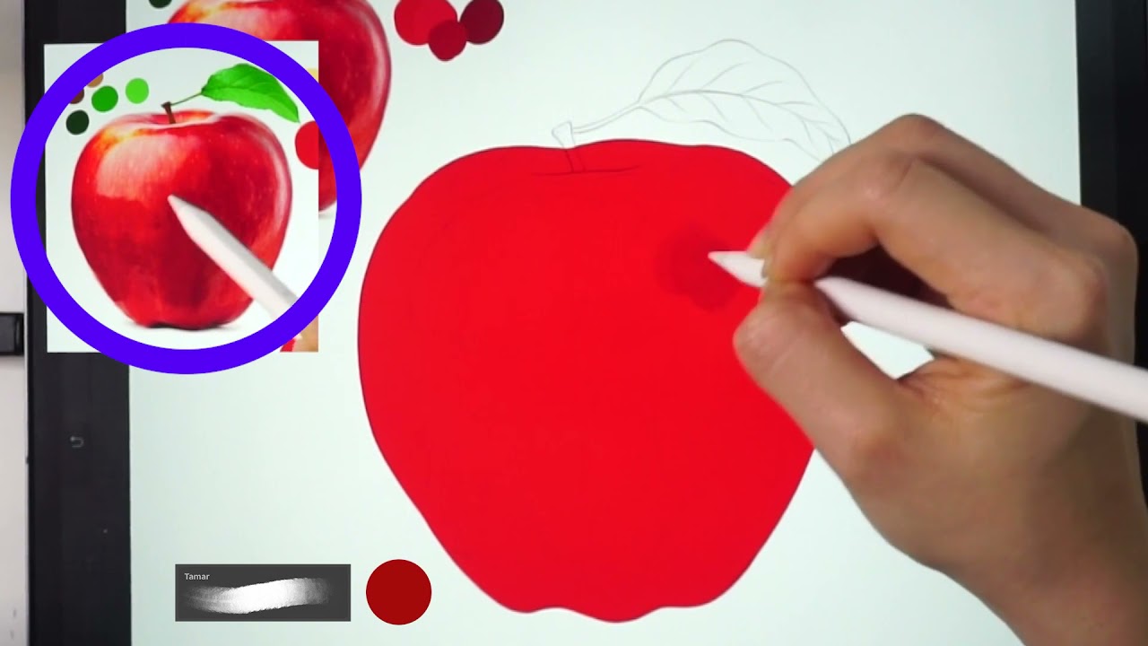 Apple Drawing on Procreate: 🍏 Beginner's Guide for Realistic Art