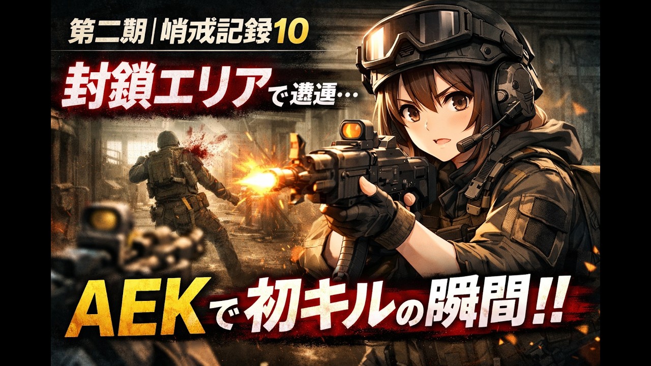 第二期｜哨戒記録11：封鎖エリアで遭遇...AEKで人生初キル