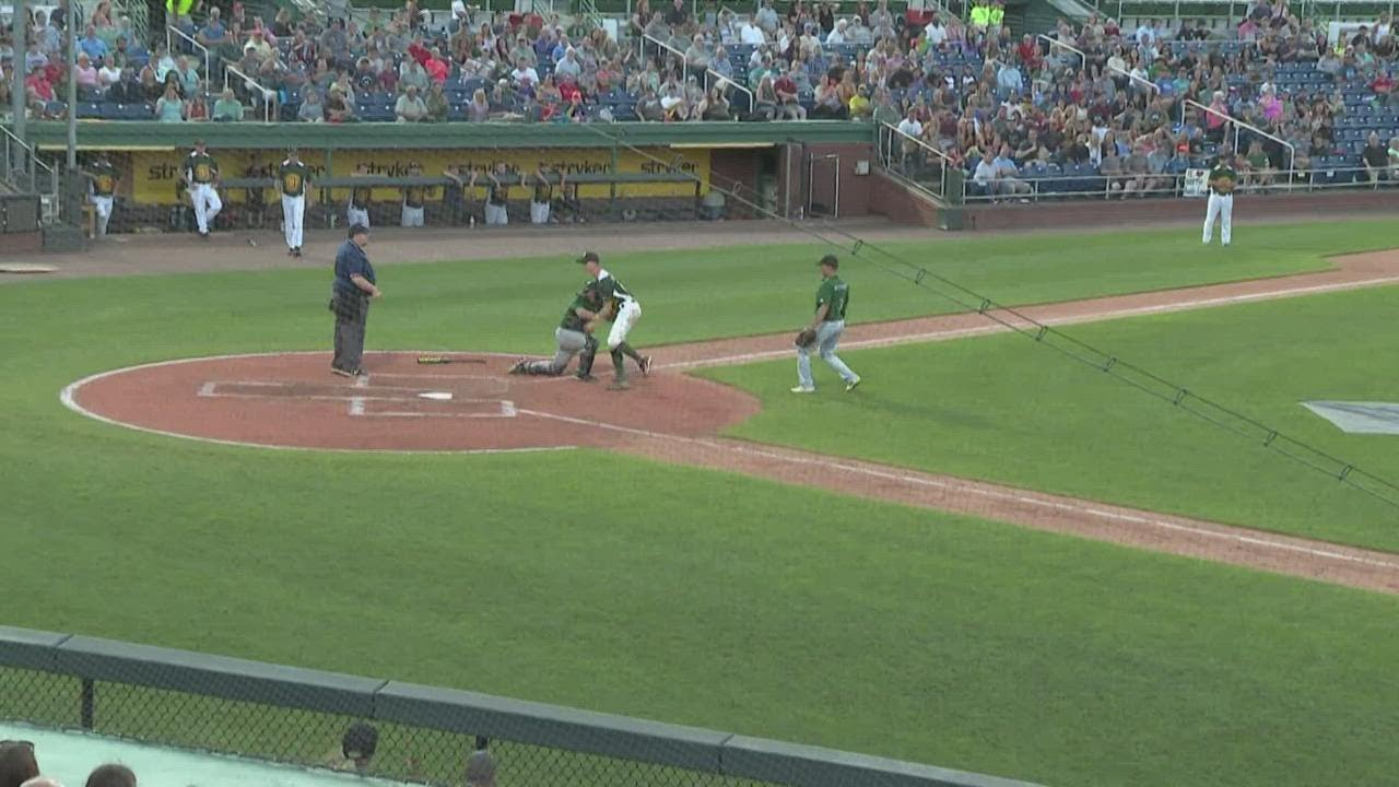 Maine and New Hampshire Game Wardens battle it out on the diamond