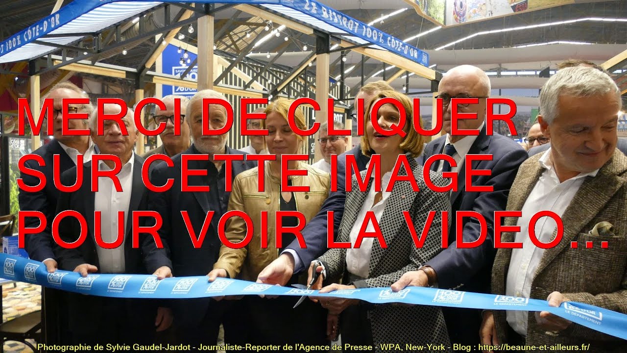 2025 / 01 VIDEO ET 198 PHOTOS / L'INAUGURATION DE LA FOIRE DE DIJON DU 01 AU 11 NOVEMBRE 2025...