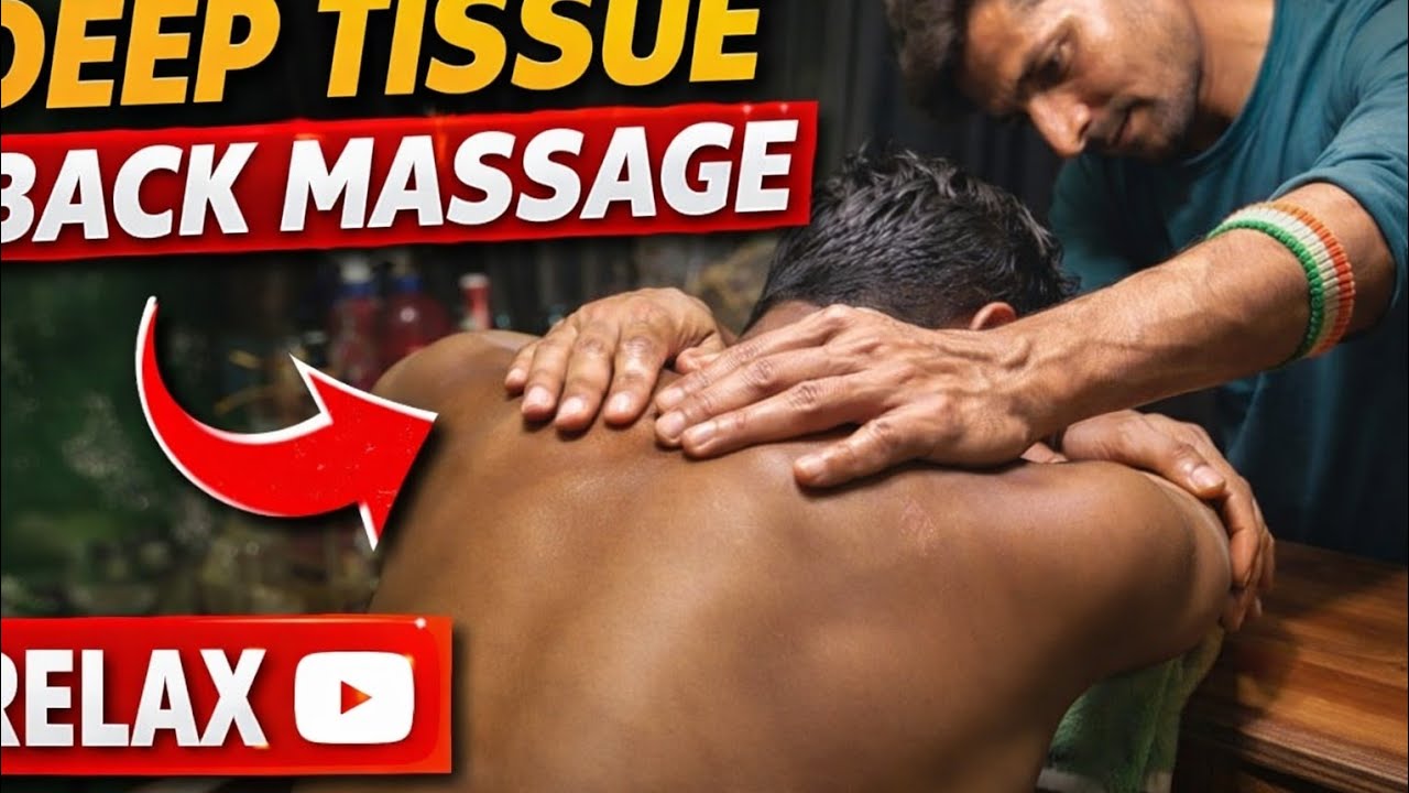 Real Person Back Massage ASMR Bapi  Deep Relaxation for Sleep 