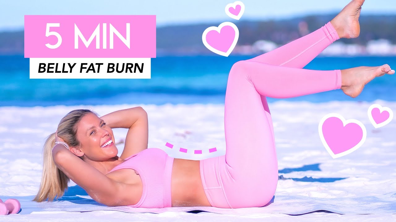 5 MIN PILATES ABS + WAIST 💕 best pilates abs quickie