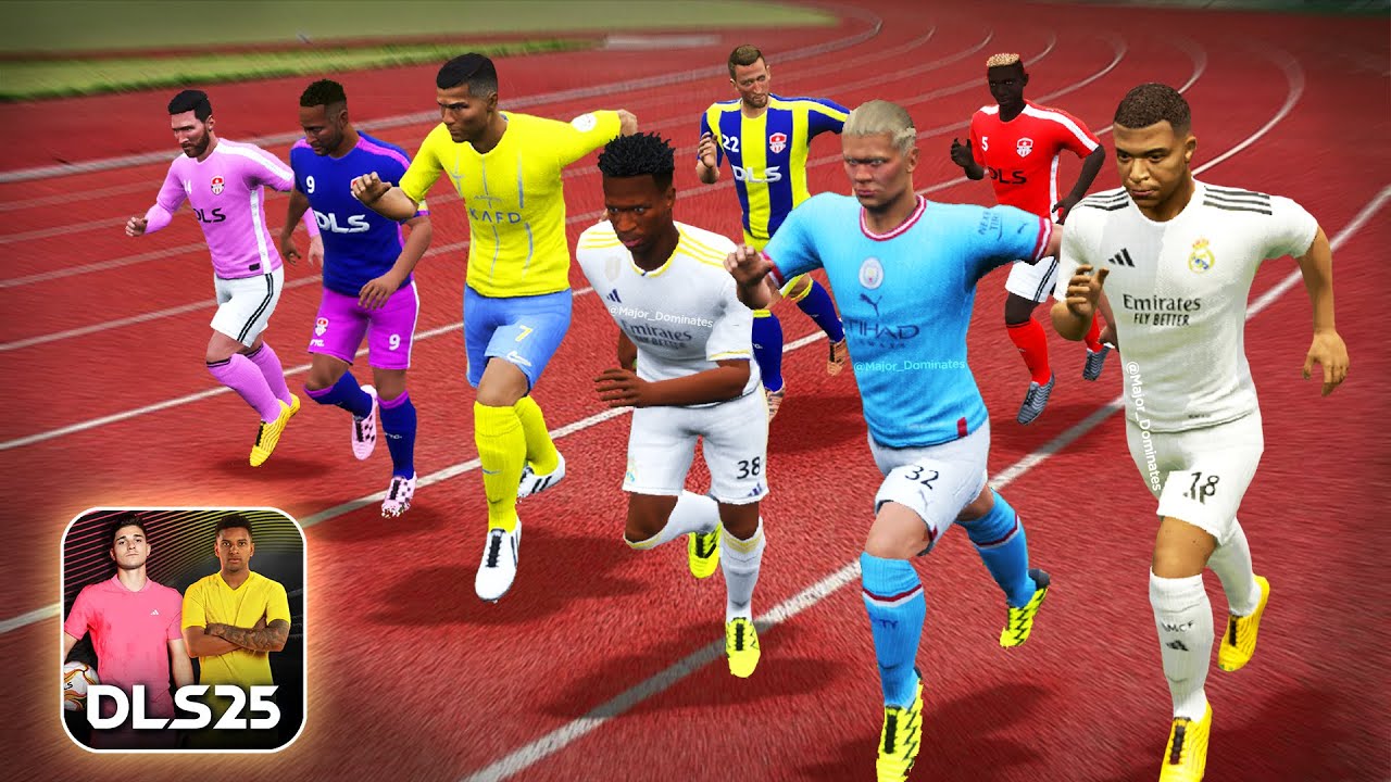 DLS 25: Fastest Player in Dream League Soccer 2025 (Speed Test)