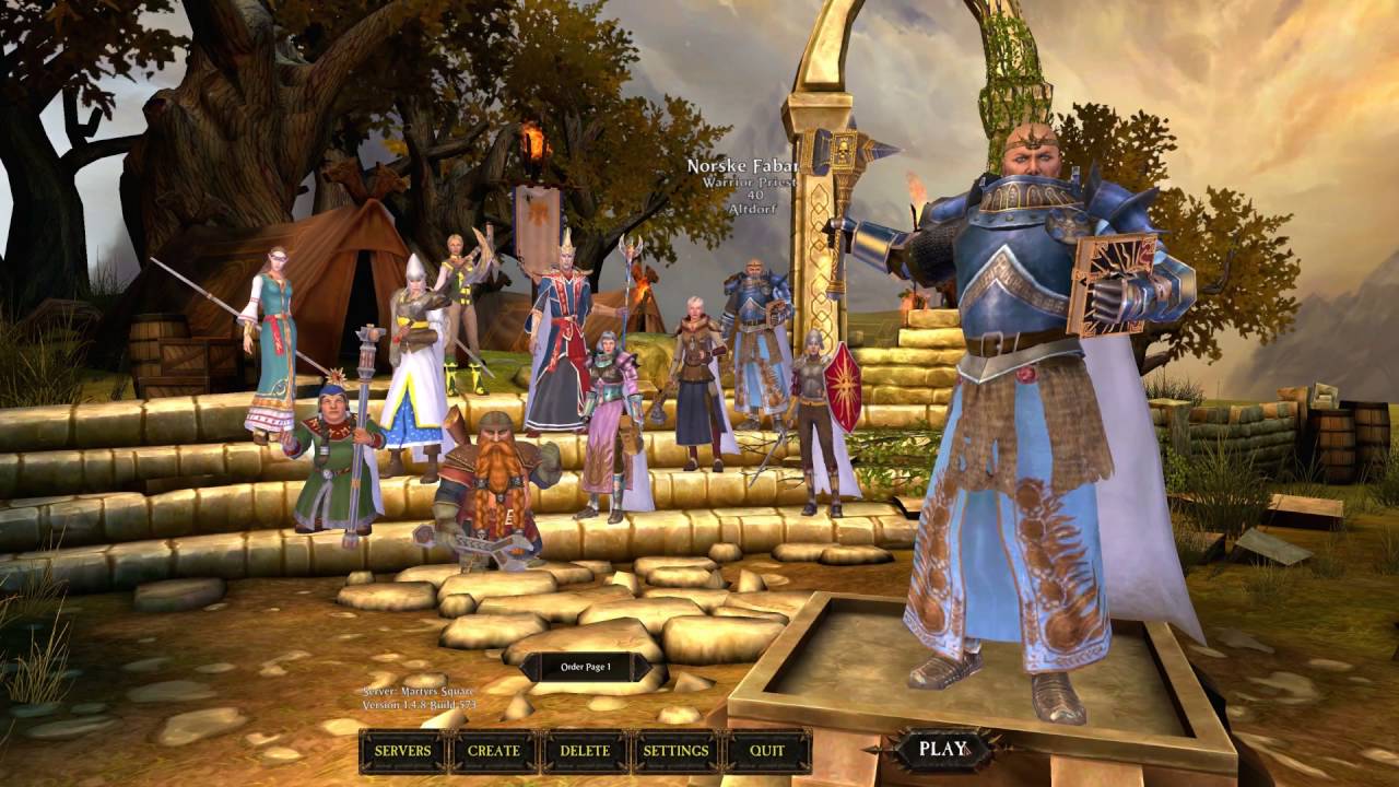 Warhammer online Class intro Order healers