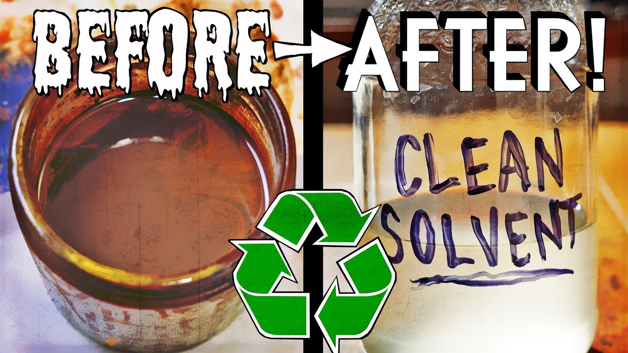 REUSE & RECYCLE ♻️ Dirty Oil Painting Solvents + Proper Disposal || Quick Art Tips