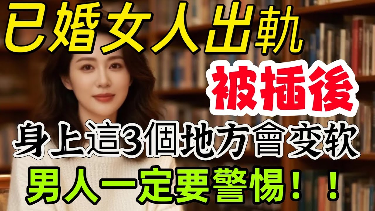 已婚女人“出轨”后，身上这 3 个地方会“越软”，男人一定要警惕！ #男女相處#親密關係#互動#信號##情感 #happy婚 #感情 #大熱門 #結婚