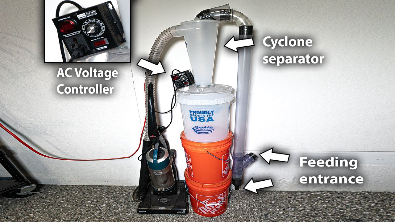 DIY Dry Air Vacuum Separation System for Gold Recovery