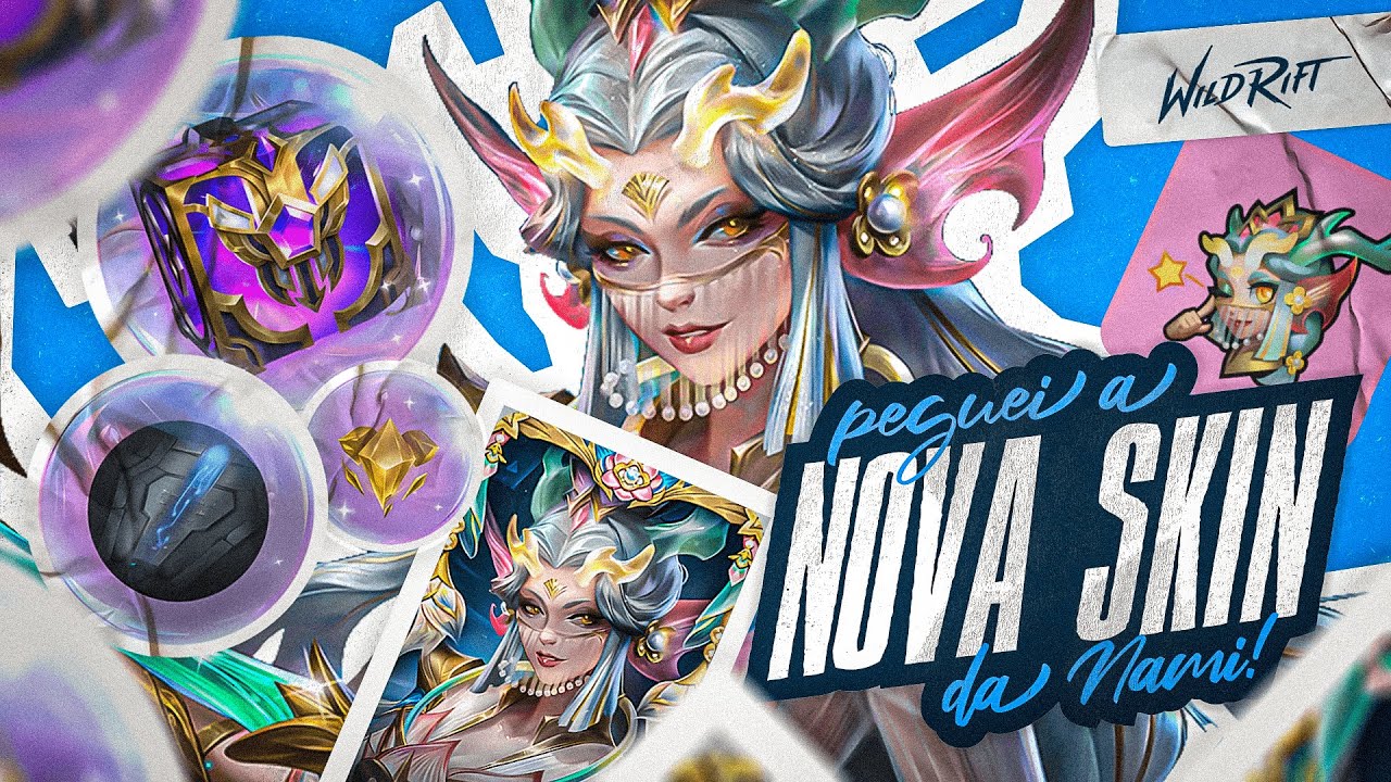 PEGUEI A NOVA SKIN PREST&Iacute;GIO DA NAMI! | A SKIN DE 500 REAIS! - WILD RIFT