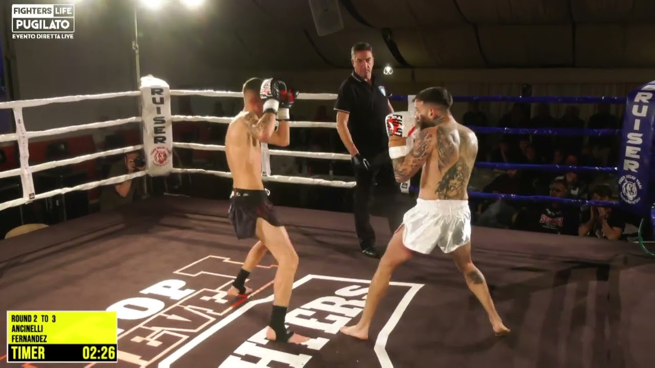 TLF TOURNAMENT - Fight Clubbing Selection K-1 - Ancinelli(ITA) VS Fernandez(ESP)
