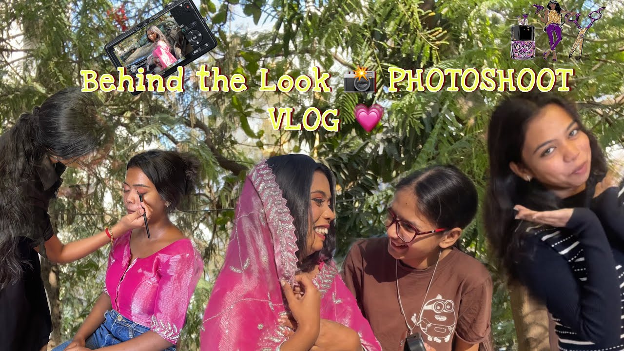 BEHIND THE SCENE 🎞️ MAKE UP AND PHOTOSHOOT VLOG 💗