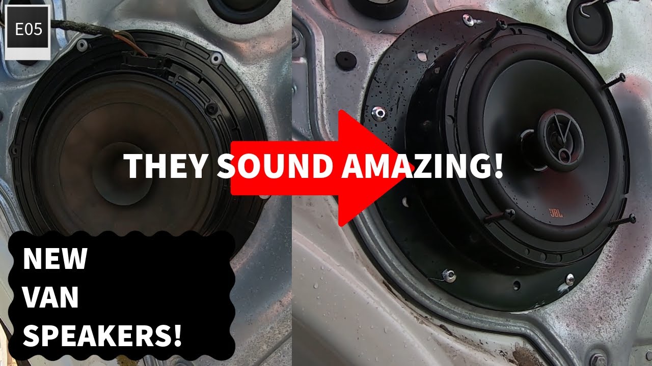 Speakers install in a VW Transporter T5 | VW T5 Conversion E05