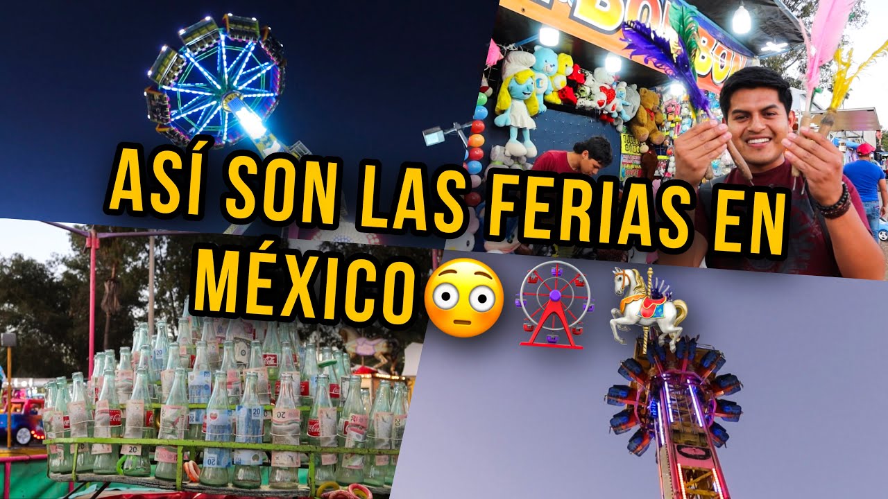 ASÍ SON LAS FERIAS EN MÉXICO | Tienen estos juegos | Tecate Baja California