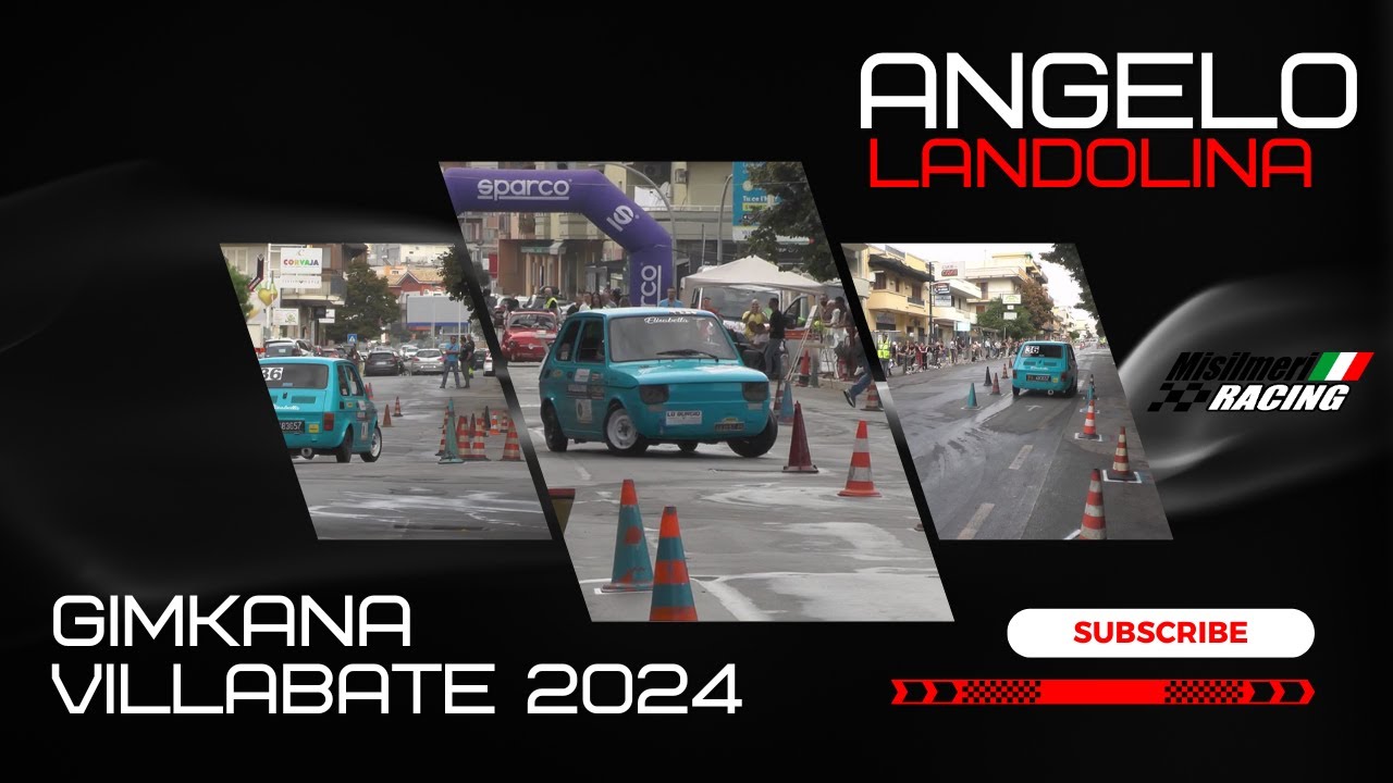 Gimkana Villabate 2024 -  Angelo Landolina in coppia con Scirè Giacomo e individuale