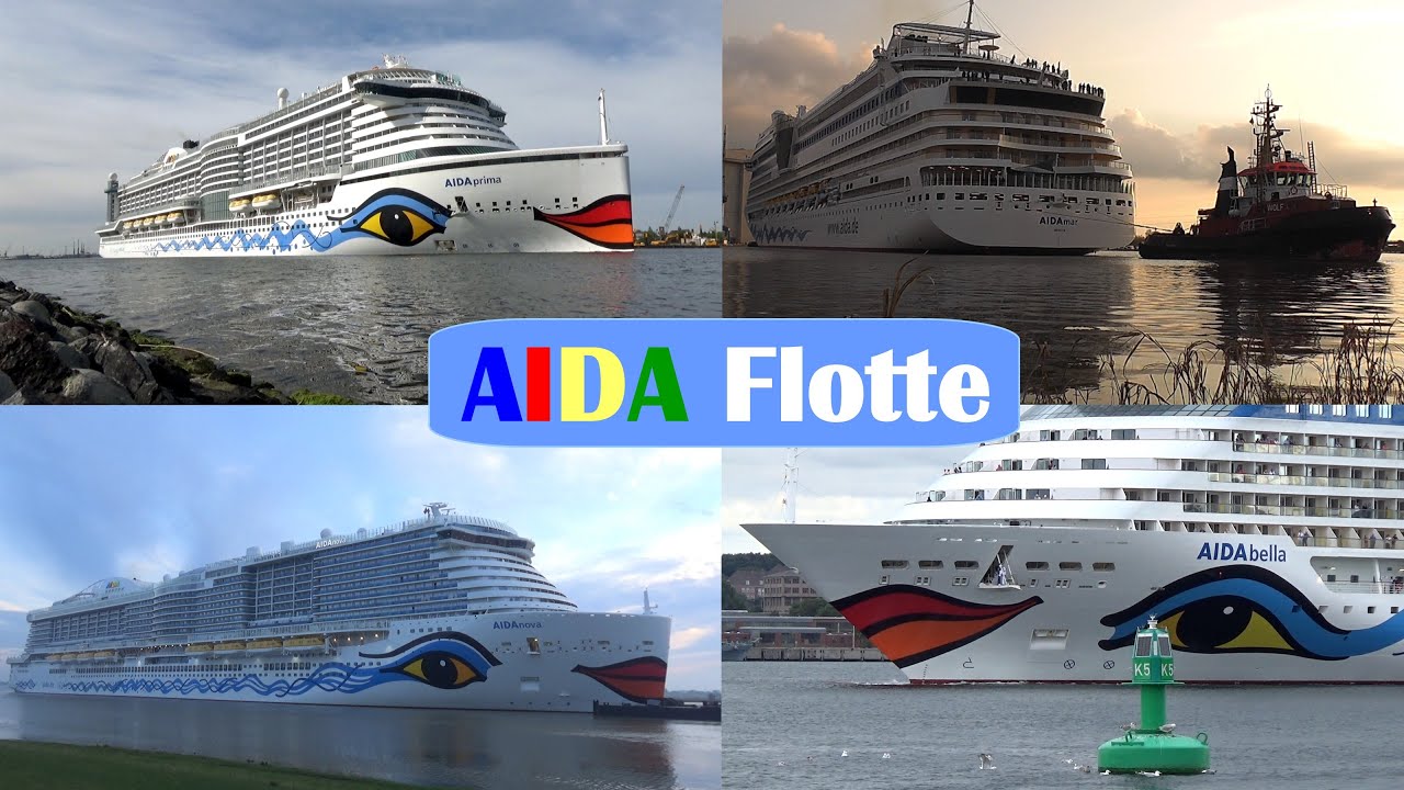 AIDA Flotte 2026 - Alle 11 Schiffe von AIDA Cruises