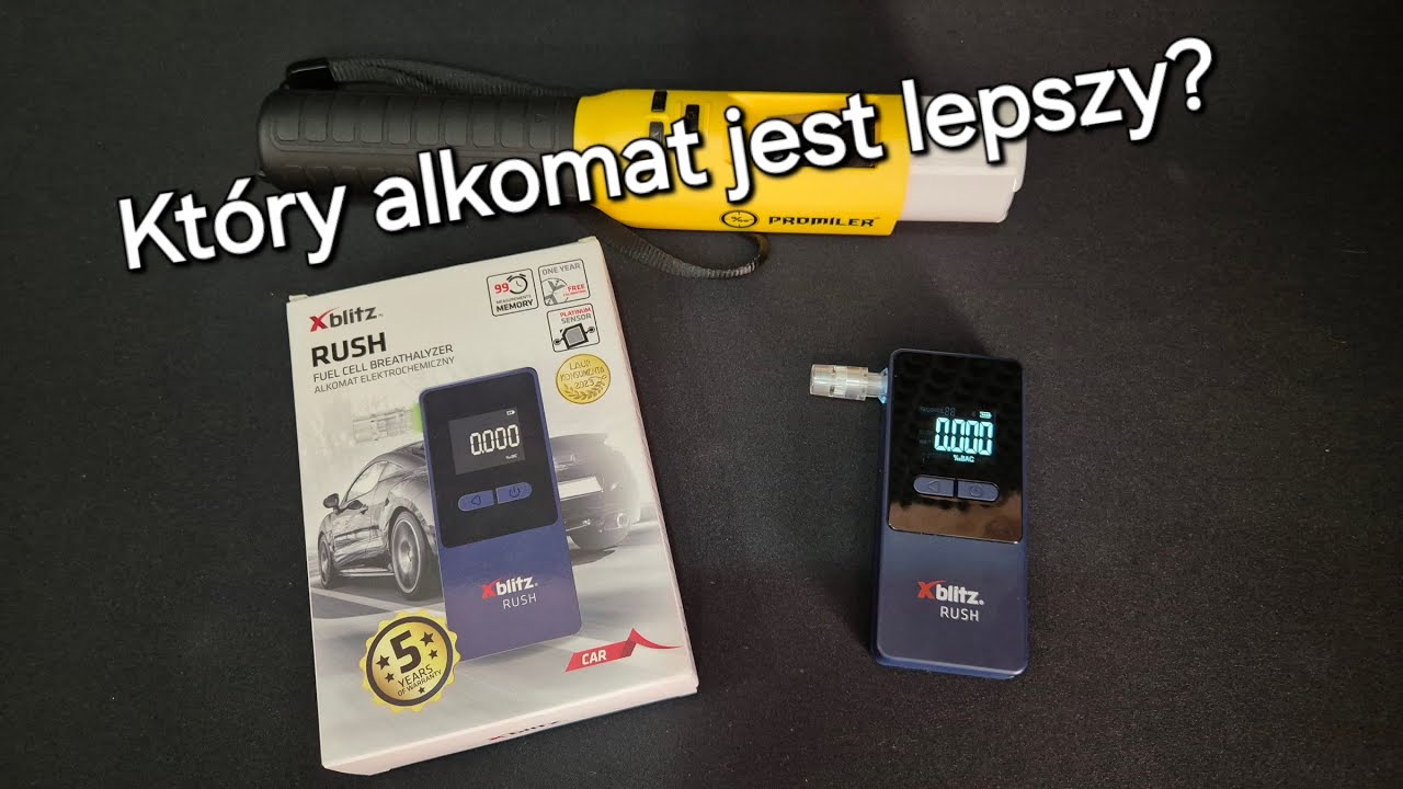 Jaki alkomat wybrać i czego domagać się od Policji przed poddaniem badaniu? - Recenzja Xblitz RUSH