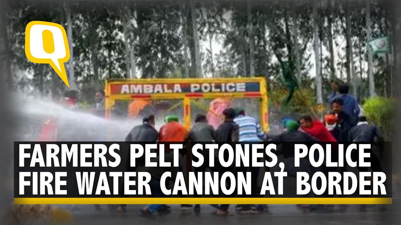 Farmers Protest | Water Cannons and Tear Gas Fail to Deter 'Delhi Chalo' March | The Quint