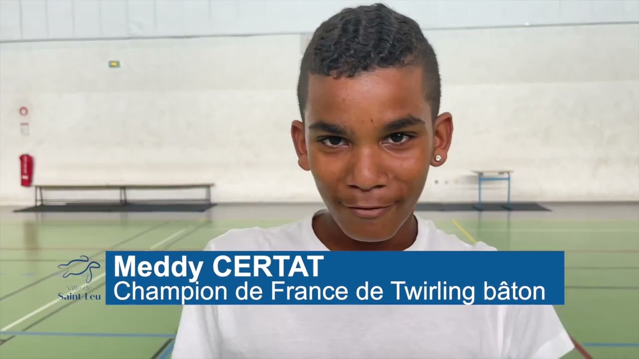 Meddy CERTAT Champion de Twirling Bâton