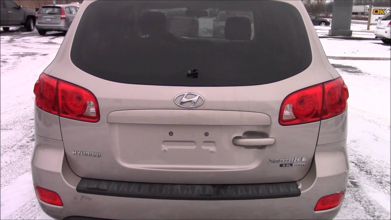Подробный осмотр и запуск полноприводного автомобиля Hyundai Santa Fe 2007 года выпуска
